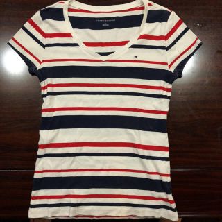 トミーヒルフィガー(TOMMY HILFIGER)のtommy hilfiger  ボーダーtシャツ ※処分価格！！(Tシャツ(半袖/袖なし))