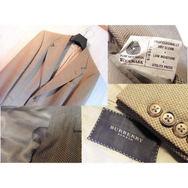 BURBERRY(バーバリー)のsize40 バーバリー Burberry ２釦ジャケット サンドブラウン メンズのジャケット/アウター(テーラードジャケット)の商品写真