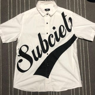 サブサエティ(Subciety)のSubciety biglogo shirt XL(シャツ)