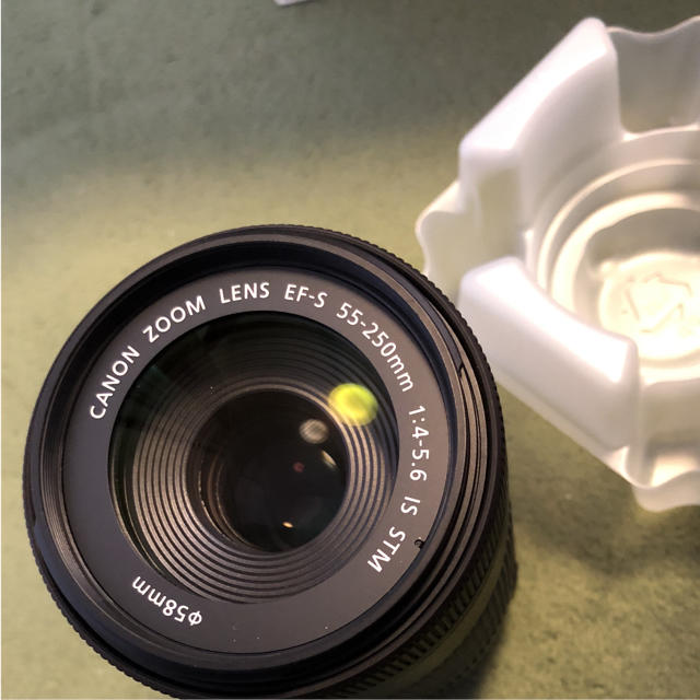 新品即納 Canon EF-S55-250mm f4-5.6 IS STM canon レンズ 新品の通販 by kachoball's shop｜キヤノンならラクマ - 国産特価