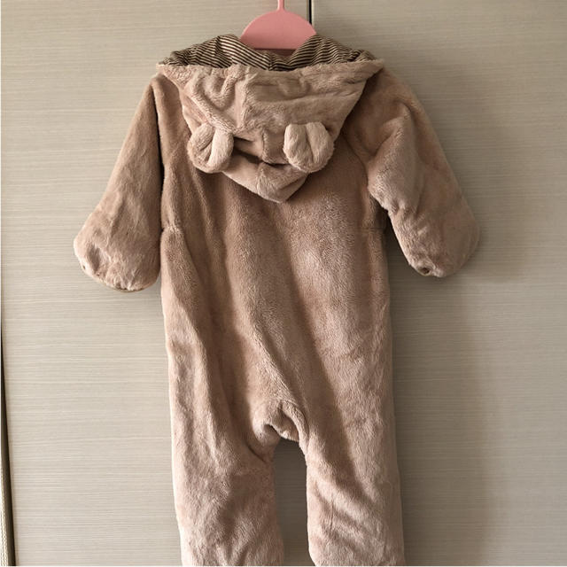 mikihouse(ミキハウス)のミキハウス マイクロファー素材のカバーオール キッズ/ベビー/マタニティのベビー服(~85cm)(カバーオール)の商品写真