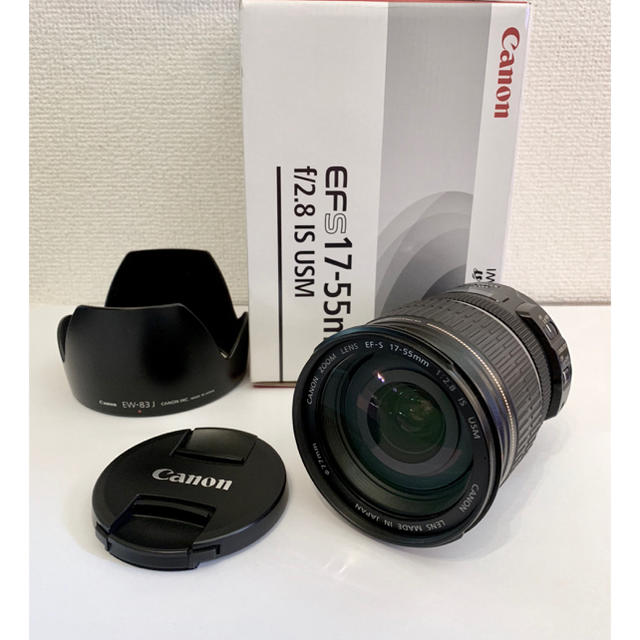 Canon(キヤノン)のcanon ef s 17-55mm f/2.8 IS USM スマホ/家電/カメラのカメラ(レンズ(ズーム))の商品写真