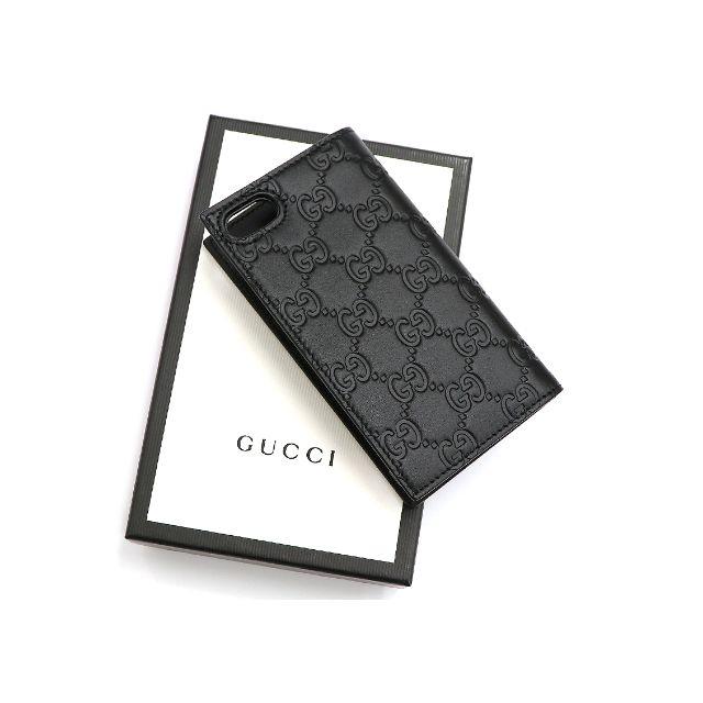 洋書風 iPhone8 ケース 手帳型 / Gucci - GUCCI グッチシマ iPhone7/8ケース レザー 黒 A0459の通販 by chouporte's shop｜グッチならラクマ