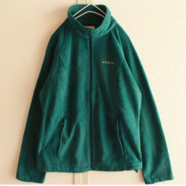 Columbia(コロンビア)のUS コロンビア green フリース ジャケット women's M レディースのトップス(トレーナー/スウェット)の商品写真