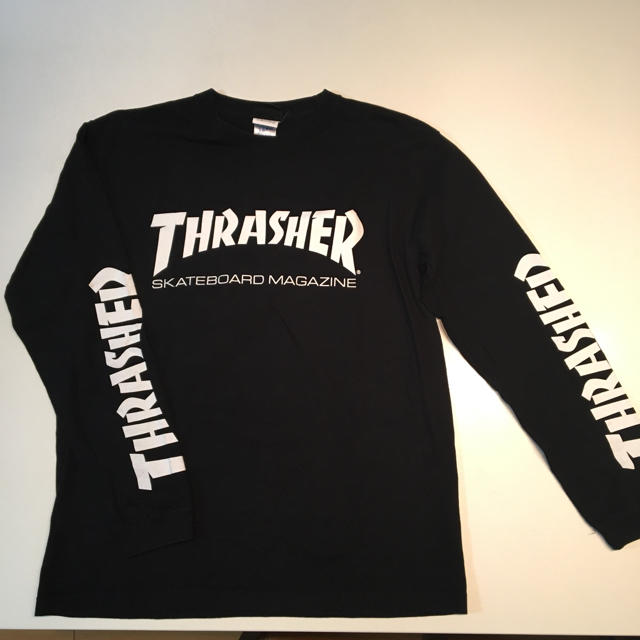 THRASHER(スラッシャー)のTHRASHER logo print L/S TEE メンズのトップス(Tシャツ/カットソー(七分/長袖))の商品写真