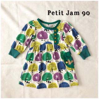 プチジャム(Petit jam)のプチジャム 森柄ワンピース 90(ワンピース)