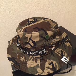 アベイシングエイプ(A BATHING APE)のエイプ×ニューエラのバケハ(キャップ)