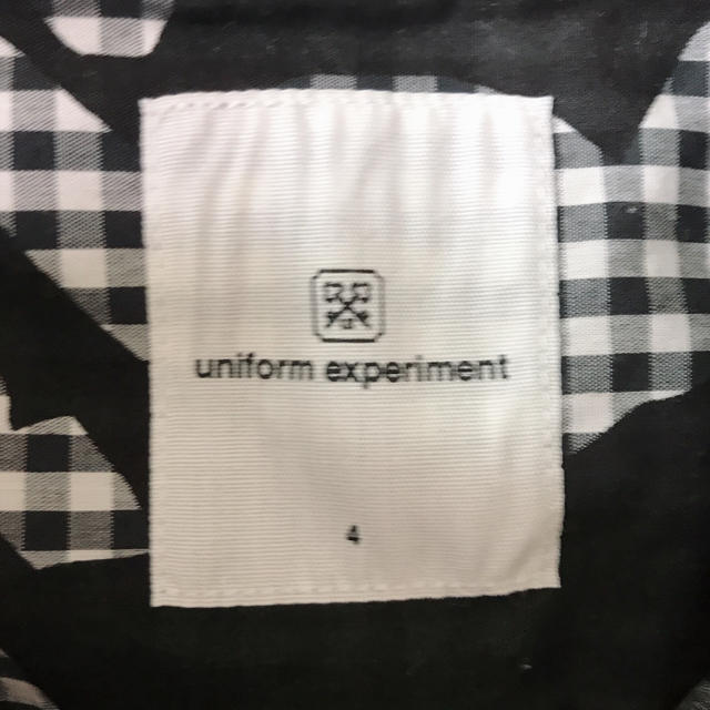 uniform experiment(ユニフォームエクスペリメント)のuniform experiment  シャツ 半袖 カモフラ × ギンガム メンズのトップス(Tシャツ/カットソー(半袖/袖なし))の商品写真