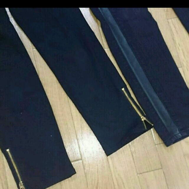 GU(ジーユー)のGU♡ブラックデニムセット♡Ｓ♡美脚♡ レディースのパンツ(デニム/ジーンズ)の商品写真