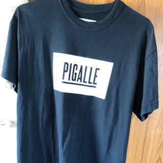 ピガール(PIGALLE)のPIGALLE ボックスロゴTシャツ ブラック(Tシャツ/カットソー(半袖/袖なし))