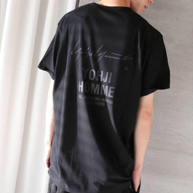 Yohji Yamamoto(ヨウジヤマモト)のYOHJI YAMAMOTO POUR HOMME 17AW Tシャツ 美品 メンズのトップス(Tシャツ/カットソー(半袖/袖なし))の商品写真