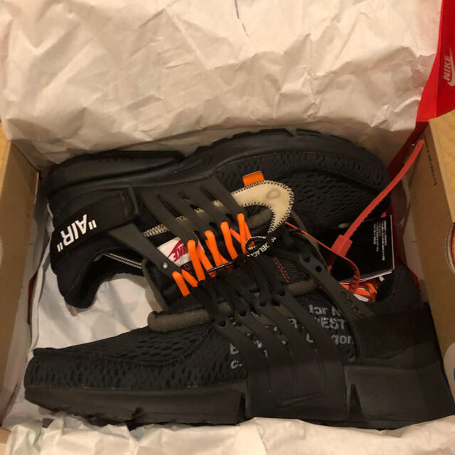 off-white Air presto black snkrs購入品 NIKE