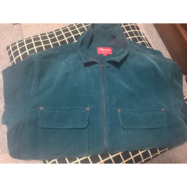 Supreme Corduroy Zip Up Shirt Teal M 国内正規品の通販 by syougo