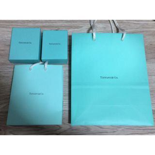 ティファニー(Tiffany & Co.)のティファニー 人気 ショッパー 箱 紙袋 Tiffany & Co. セット(ショップ袋)