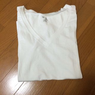 ギャップ(GAP)の専用ページ  GAP 白Vネック(Tシャツ(半袖/袖なし))