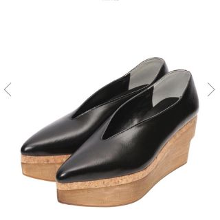 アメリヴィンテージ(Ameri VINTAGE)のWOOD PLATFORM PUMPS サイズS Ameri(ハイヒール/パンプス)