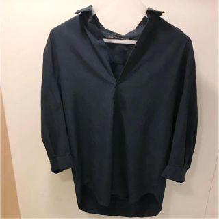 ザラ(ZARA)のZARA 襟抜き シャツ(シャツ/ブラウス(長袖/七分))