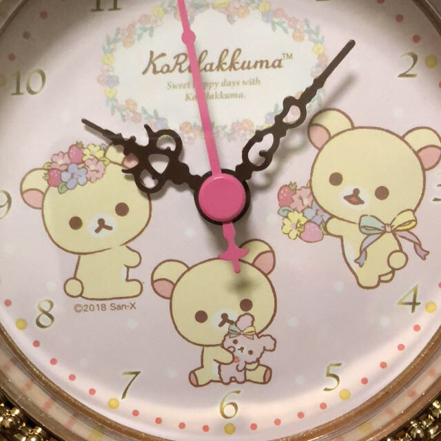 Disney(ディズニー)の☆リラックマ置時計   Disney インテリア/住まい/日用品のインテリア小物(置時計)の商品写真