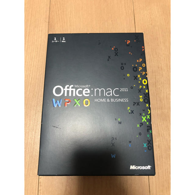 Microsoft(マイクロソフト)のMicrosoft office for Mac 2011 スマホ/家電/カメラのスマホ/家電/カメラ その他(その他)の商品写真