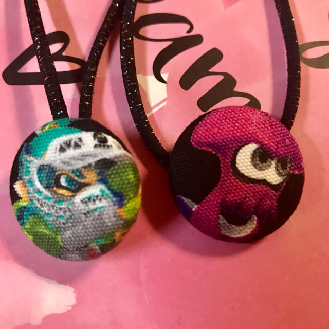 スプラトゥーン ヘアゴム キッズ/ベビー/マタニティのこども用ファッション小物(その他)の商品写真