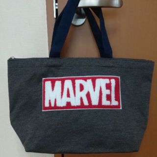 マーベル(MARVEL)のマーベル　トートバック　グレー(トートバッグ)