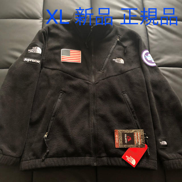 確実正規品 XL Supreme x north face フリースジャケット