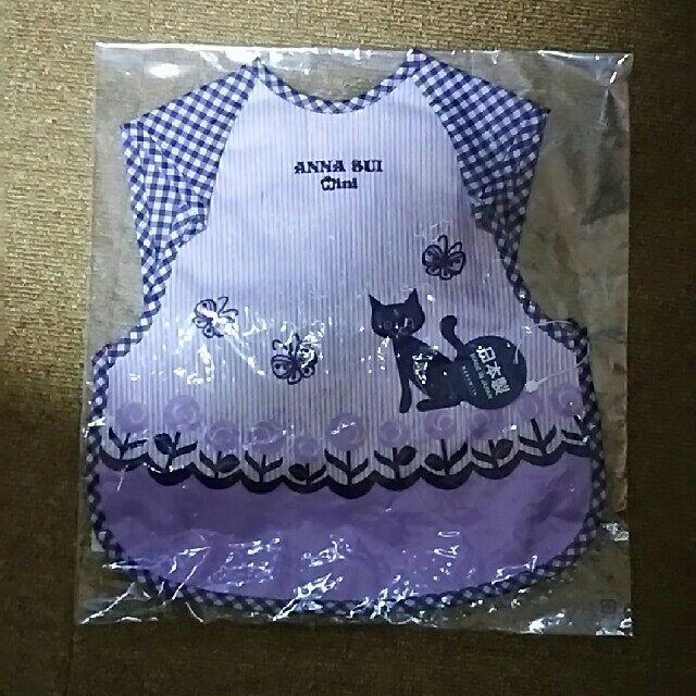 ANNA SUI mini(アナスイミニ)の新品 アナスイミニ お食事エプロン キッズ/ベビー/マタニティの授乳/お食事用品(お食事エプロン)の商品写真