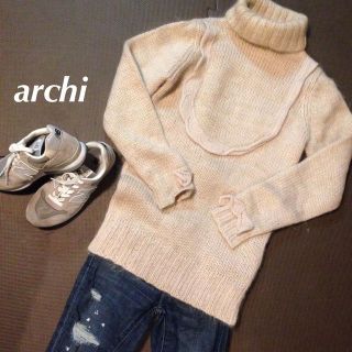 アーキ(archi)のモヘア ピンク ざっくりニット(ニット/セーター)