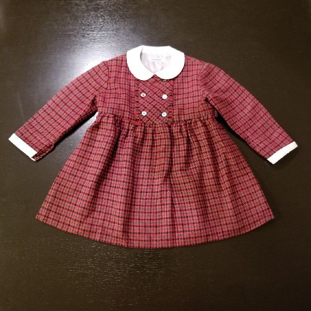 familiar(ファミリア)のファミリア☆冬物ワンピース キッズ/ベビー/マタニティのキッズ服女の子用(90cm~)(ワンピース)の商品写真