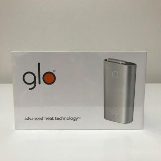 新品、未開封、未登録☆glo シルバー(タバコグッズ)