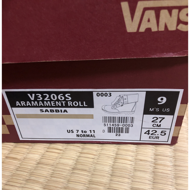 VANS(ヴァンズ)のバンズ ブーツ 新品 27cm メンズの靴/シューズ(ブーツ)の商品写真