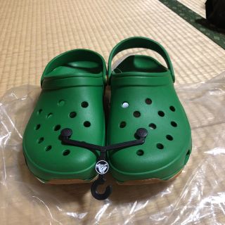 クロックス(crocs)のクロックス みどり 27cm(サンダル)