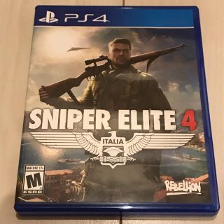 プレイステーション4(PlayStation4)の日本未発売 PS4 スナイパーエリート４ SNIPER ELITE４ 中古美品(家庭用ゲームソフト)