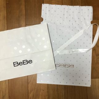 ベベ(BeBe)のべべ 紙袋(ショップ袋)