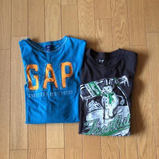 ギャップキッズ(GAP Kids)のGAP 長袖Tシャツ 2枚 セット 140㎝(Tシャツ/カットソー)