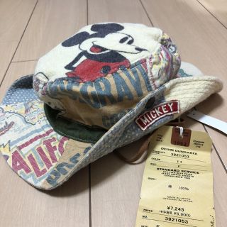 デニムダンガリー(DENIM DUNGAREE)のデニムアンドダンガリー ミッキー コラボハット 58cm(帽子)