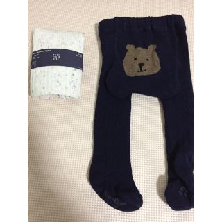 ベビーギャップ(babyGAP)のmelちゃん専用gap くまさんタイツ 0-12M ベビーギャップ (靴下/タイツ)