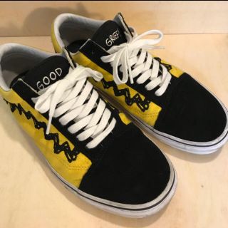 ヴァンズ(VANS)のvans オールドスクール スヌーピーコラボ チャーリーブラウン(スニーカー)