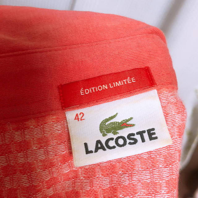 LACOSTE(ラコステ)のlacoste pink onepice ワンピース レディースのワンピース(ミニワンピース)の商品写真