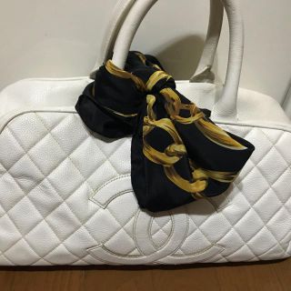 シャネル(CHANEL)のシャネルボストン 白(ボストンバッグ)