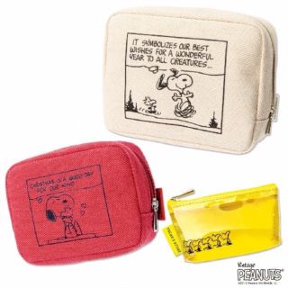 スヌーピー(SNOOPY)のインレッド 付録(ポーチ)