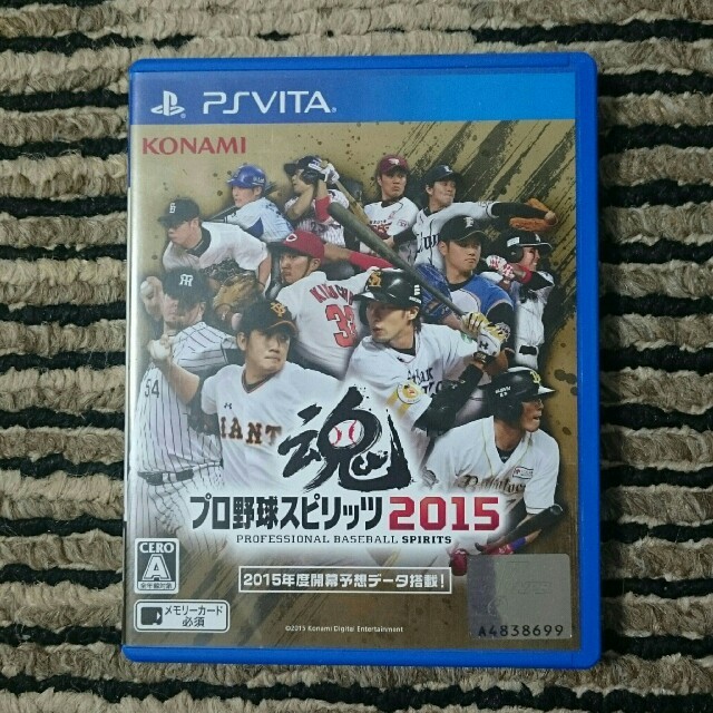 KONAMI(コナミ)のプロ野球スピリッツ2015 vita エンタメ/ホビーのゲームソフト/ゲーム機本体(携帯用ゲームソフト)の商品写真