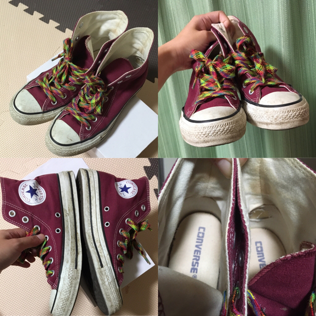 CONVERSE(コンバース)のゆにーさま専用 二足セット レディースの靴/シューズ(スニーカー)の商品写真