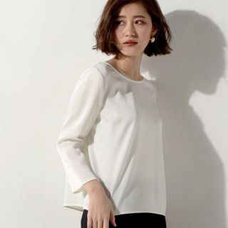 ユナイテッドアローズ(UNITED ARROWS)の【ずん様専用】ユナイテッドアローズ パイピング 8分袖 ブラウス（新品タグ付き）(シャツ/ブラウス(長袖/七分))