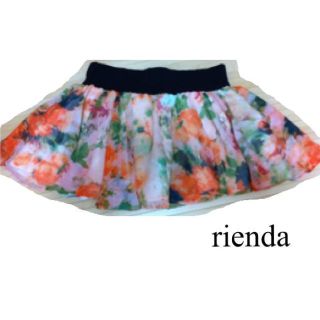 リエンダ(rienda)のrienda/フラワースカート(ミニスカート)