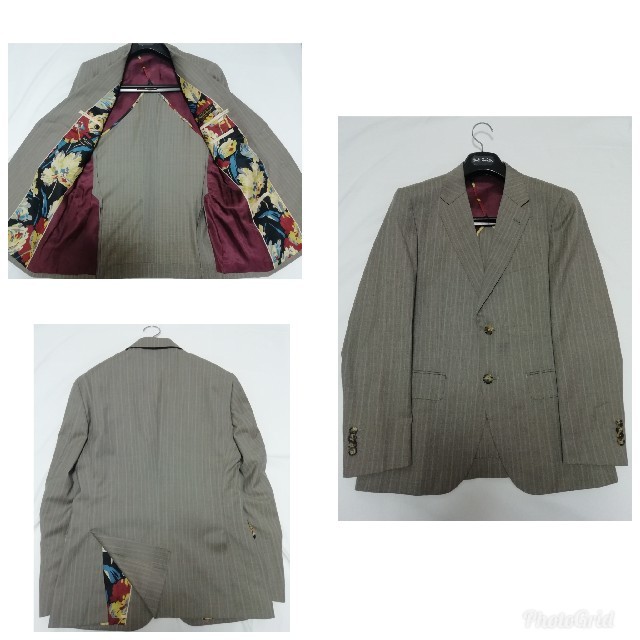 Paul Smith - 極美品!! 【裏地花柄】 ポールスミス スーツ Paul Smith - 極美品!! 【裏地花柄】 ポールスミス スーツ