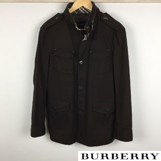 バーバリーブラックレーベル(BURBERRY BLACK LABEL)の美品 BURBERRY BLACK LABEL ジャケット ブルゾン ブラウン(ブルゾン)