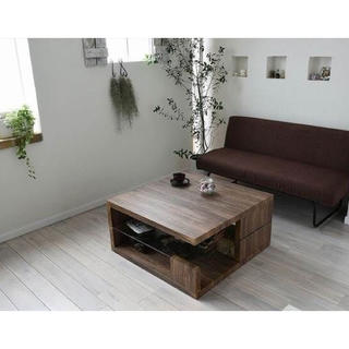 【送料無料】SANDBAR LOW TABLE / BROWN(ローテーブル)