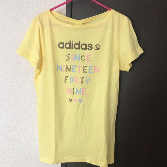 adidas(アディダス)のお値下げ！アディダス Ｔシャツ L タグ付き新品！ レディースのトップス(Tシャツ(半袖/袖なし))の商品写真