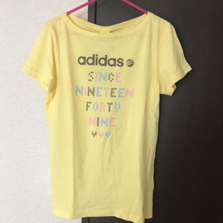 アディダス(adidas)のお値下げ！アディダス Ｔシャツ L タグ付き新品！(Tシャツ(半袖/袖なし))